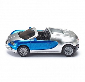 Металлическая машинка Bugatti Veyron Grand Sport кабриолет, 1:55 (Siku, 1353k)